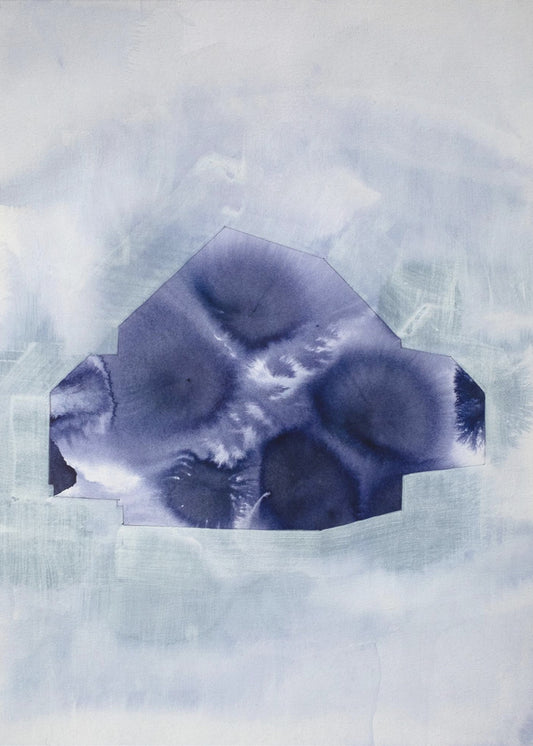 Enigmatic Indigo Haven | Poster