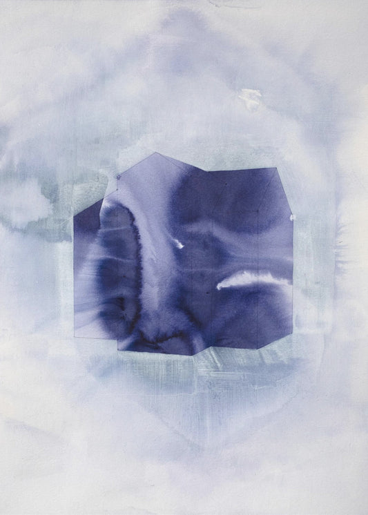 Mystic Indigo Shape | Poster