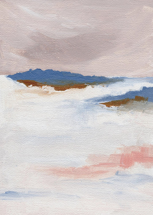 Soft Pastel Tones And Textured Brushstrokes | Canvas