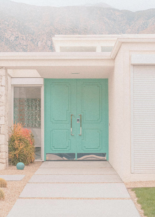 Turquoise Entryway | Poster