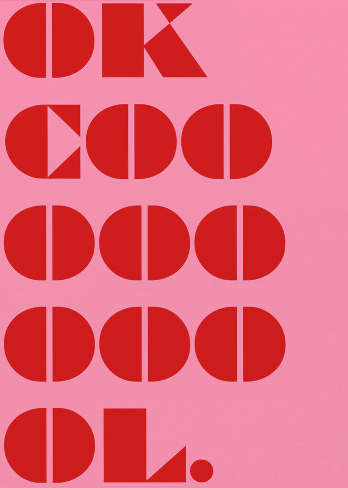 Bold Geometric Message | Canvas