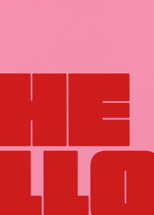 Bold Greeting Bliss | Canvas