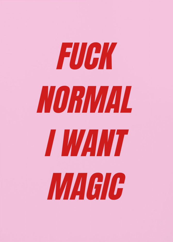 Bold Red Typography | Canvas