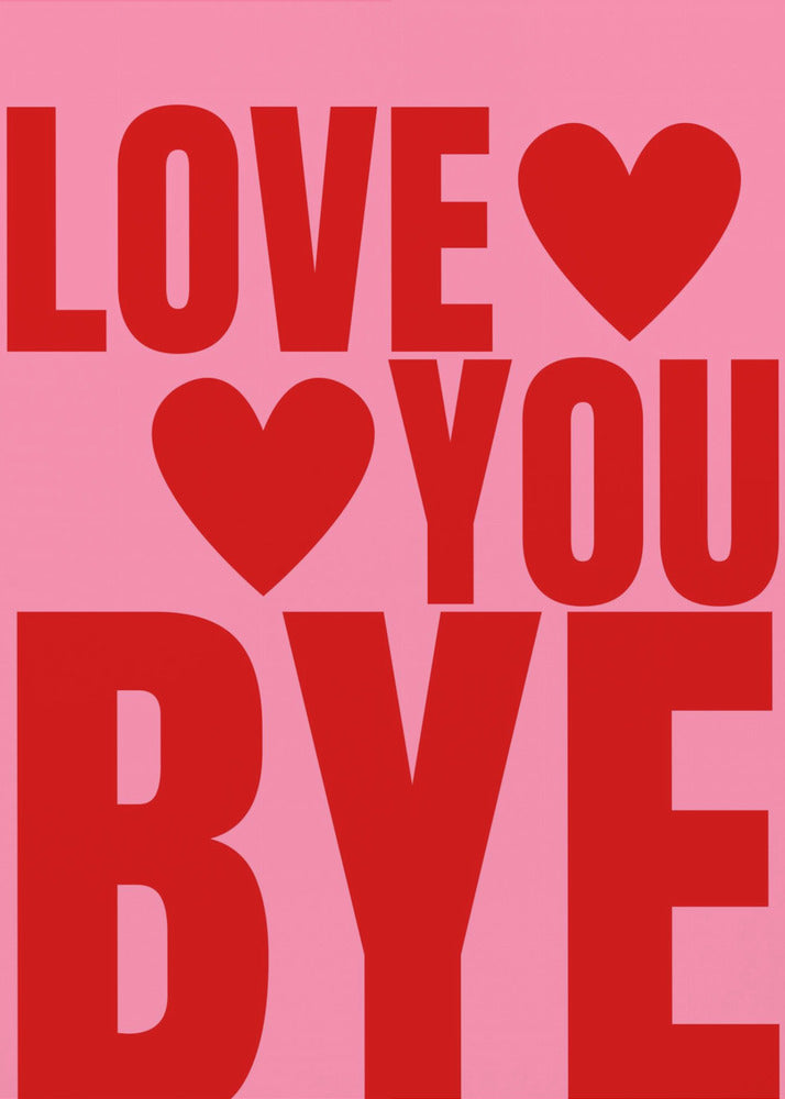 Bold Farewell Love | Canvas