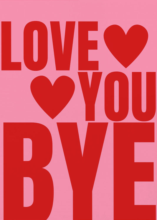 Bold Farewell Love | Canvas