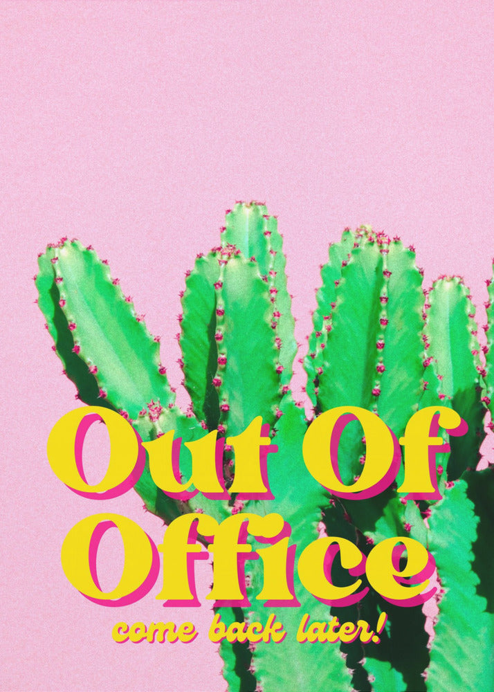 Vibrant Green Cactus | Poster