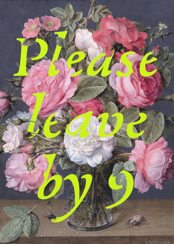 Floral Exit Request | Canvas