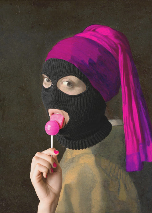 Girl in Balaklava | Canvas