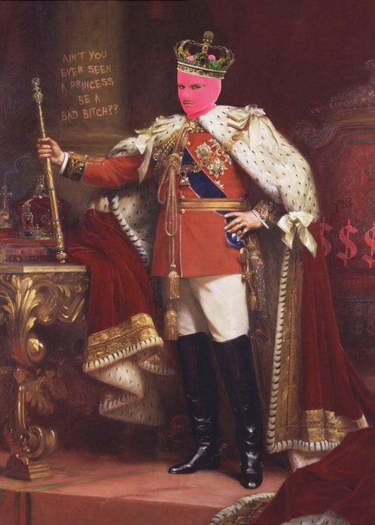 Royal Figure in Regalia | Canvas