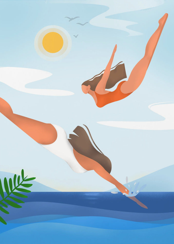 Oceanic Grace | Canvas