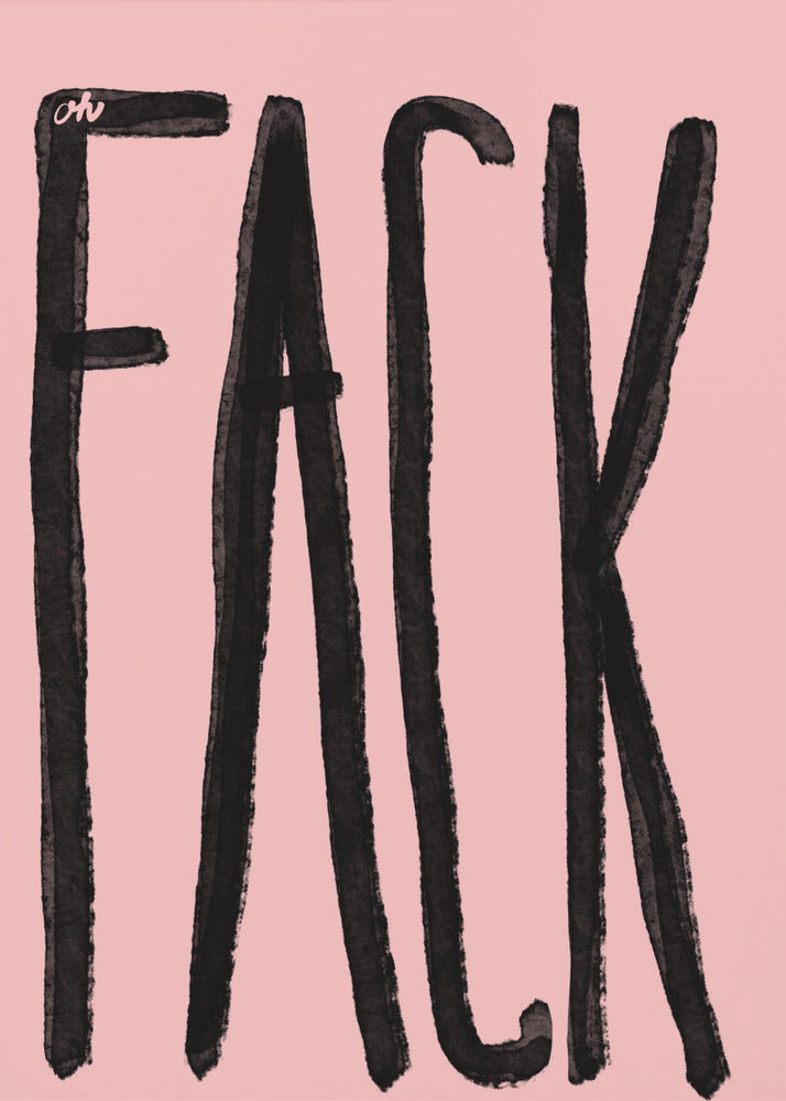 Bold Black Expression | Poster