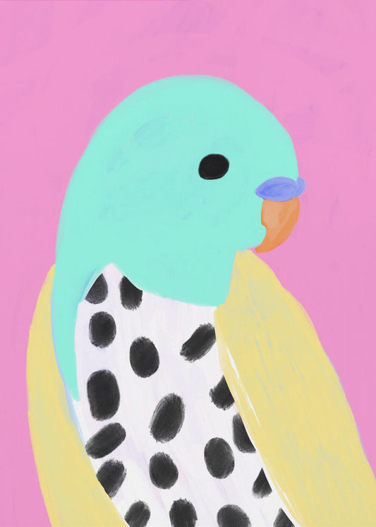 Polka Dot Parakeet | Canvas