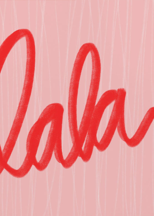 Lively Red Whispers | Poster