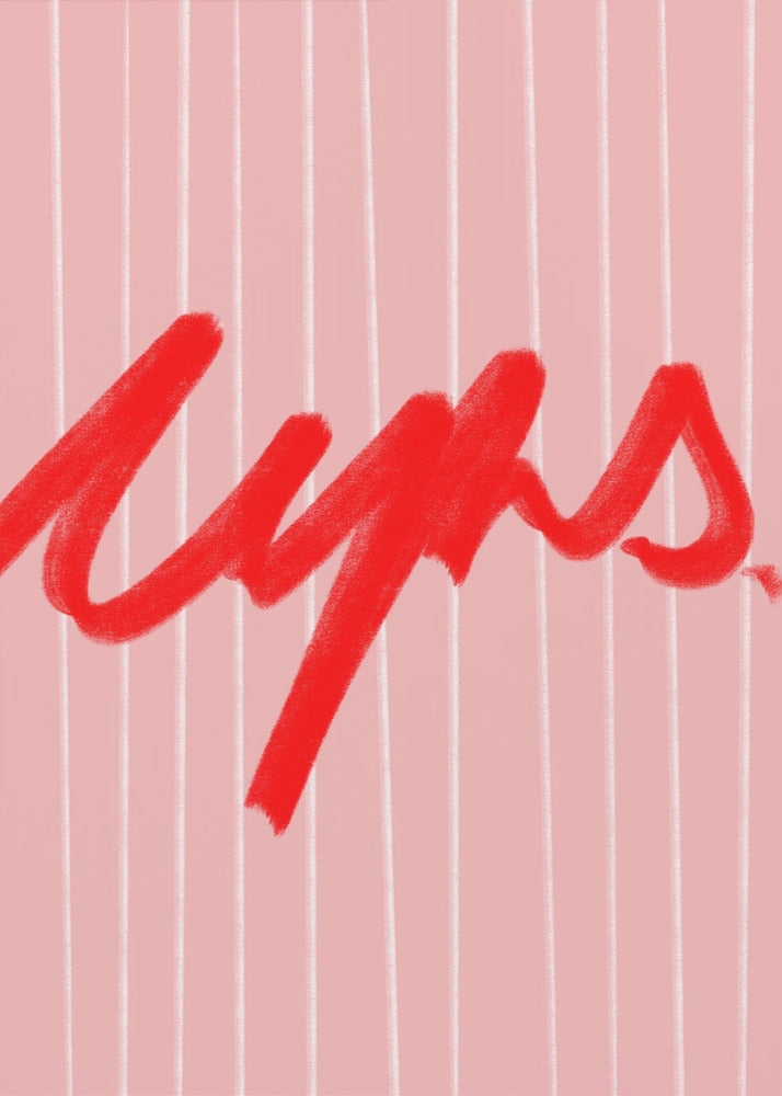 Bold Red Whispers | Canvas