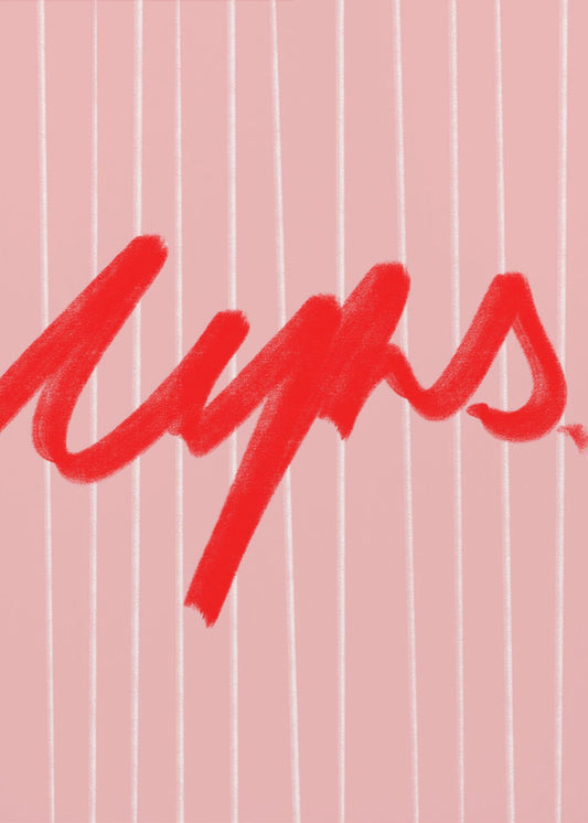 Bold Red Whispers | Canvas