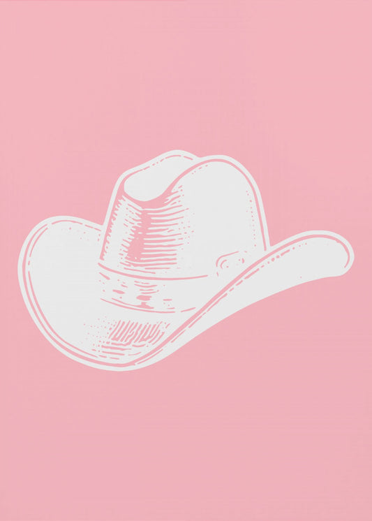 Pink Cowboy Hat | Poster