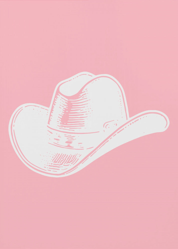 Pink Cowboy Hat | Canvas