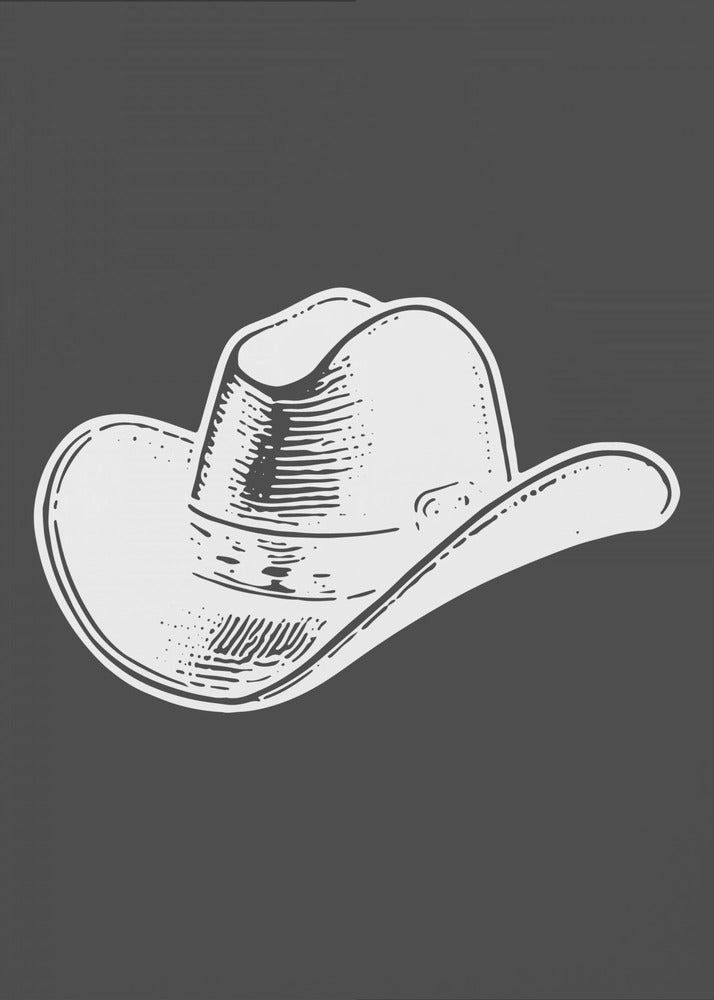 Black Cowboy Hat | Poster