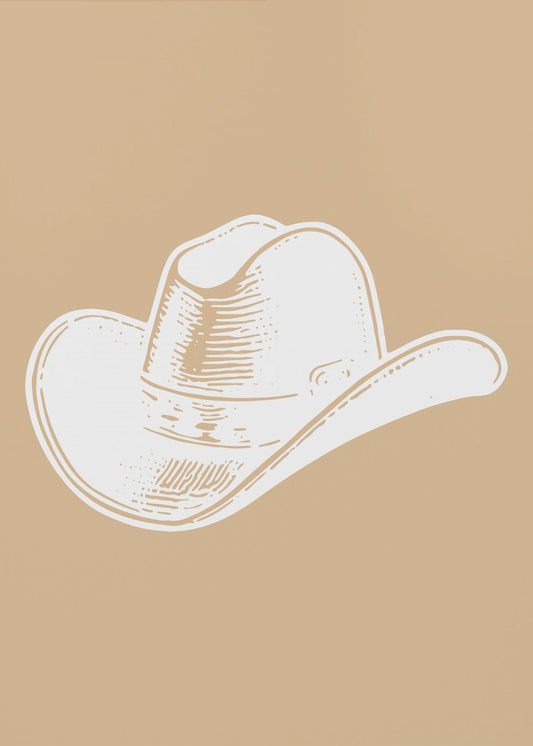 Neutral Cowboy Hat | Poster