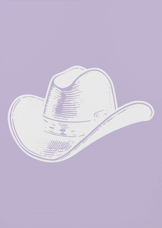 Purple Cowboy Hat | Poster