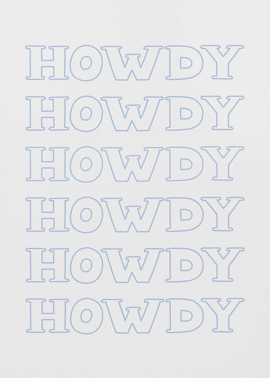 Blue Howdy | Poster