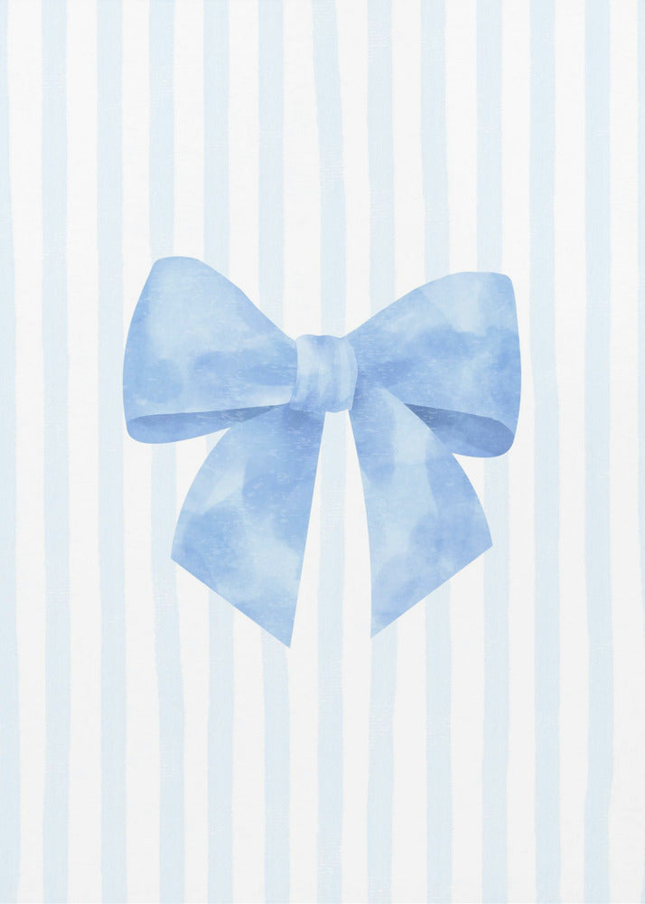 Blue Ribbon Elegance | Poster