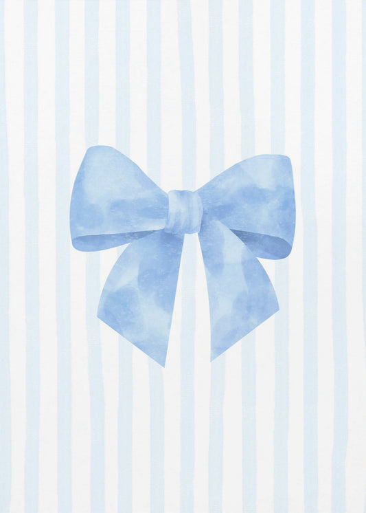 Blue Ribbon Elegance | Canvas