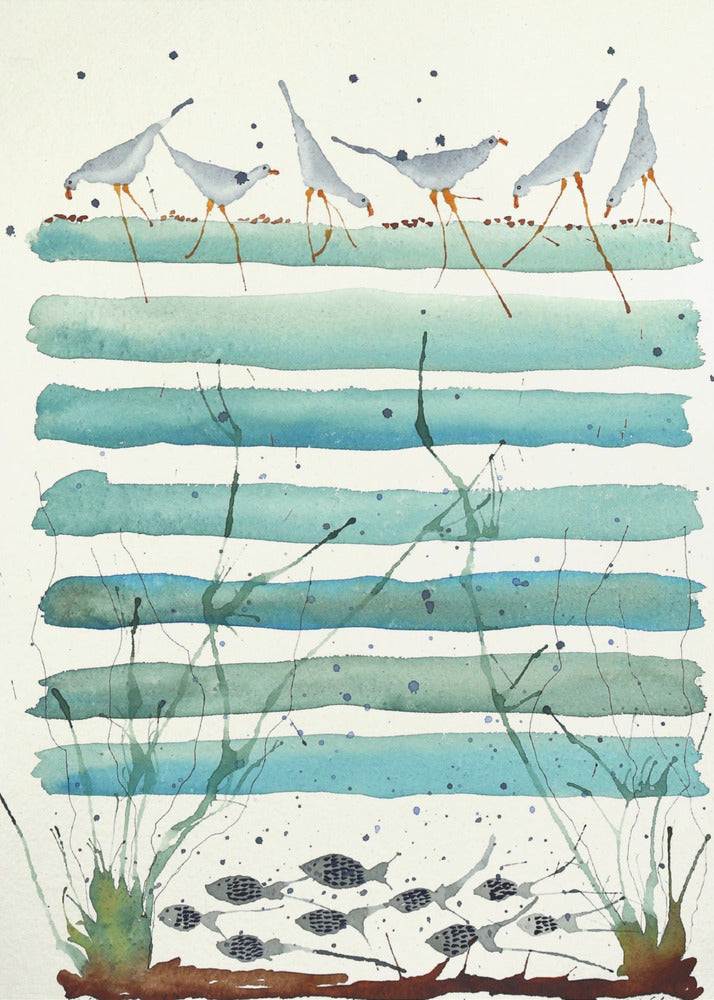Serene Coastal Scene | Canvas