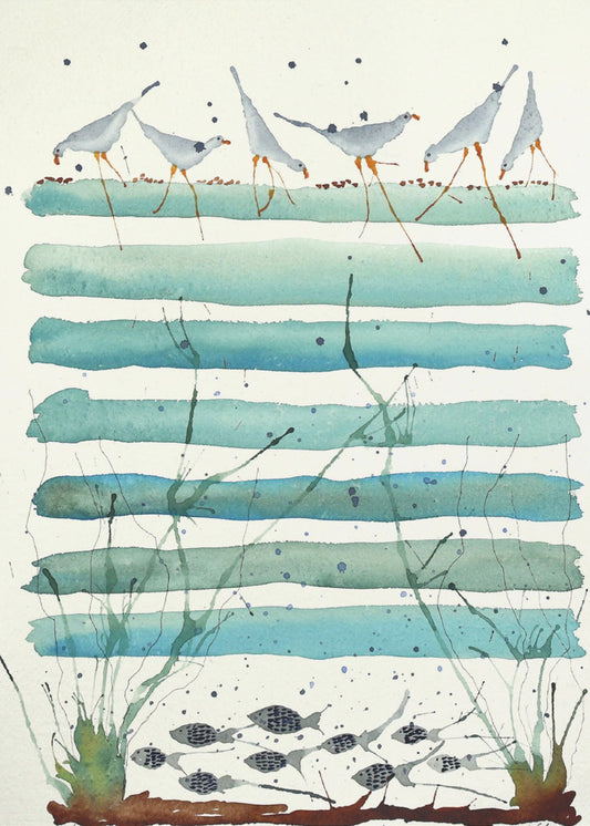 Serene Coastal Scene | Canvas