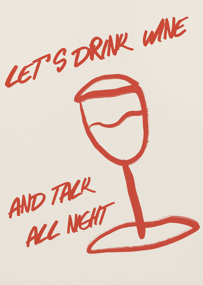 Wine &amp; Words Unwind | Poster