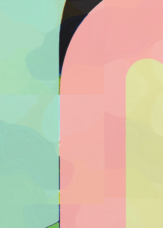 Pastel Curves | Canvas