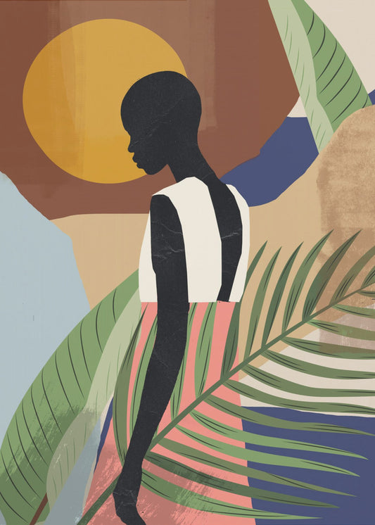 Tropical Girl Shape | Poster