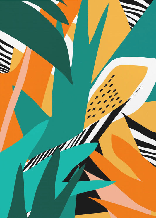 Jungle Abstract Shape | Poster