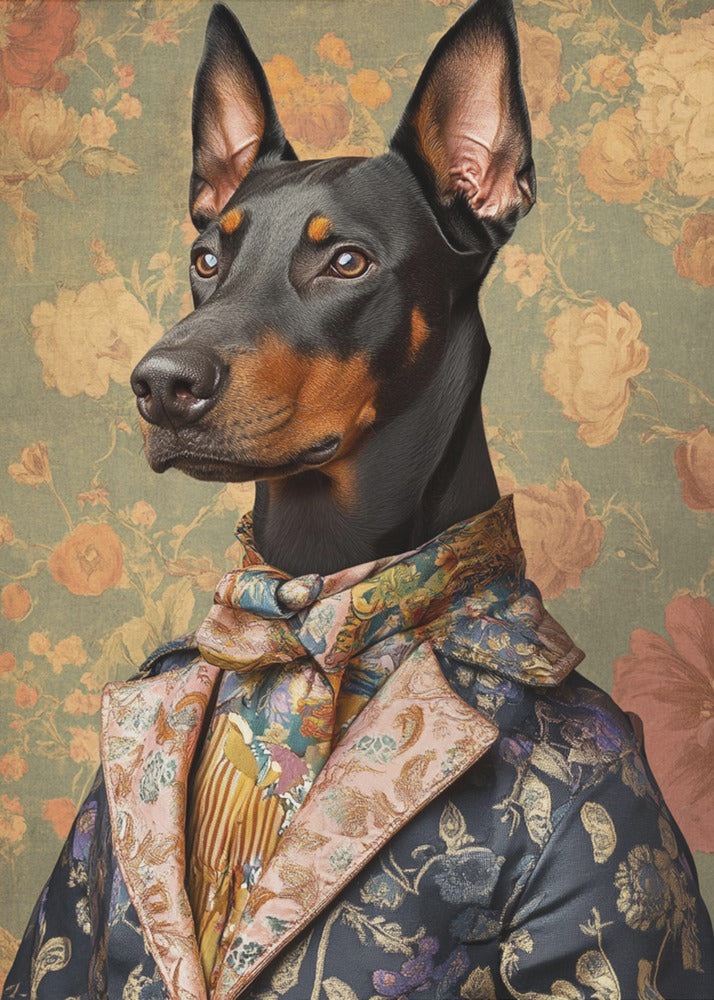 The Distinguished Doberman | Canvas