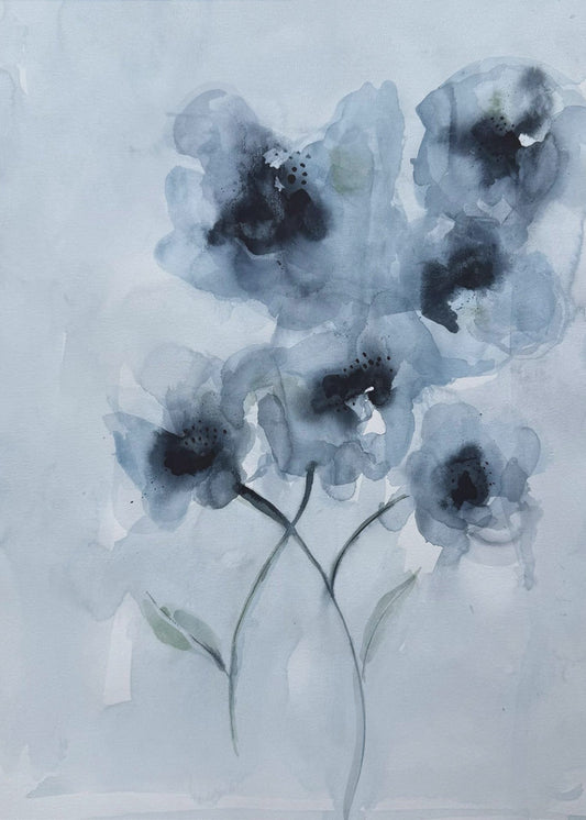 Poppy Blue | Poster