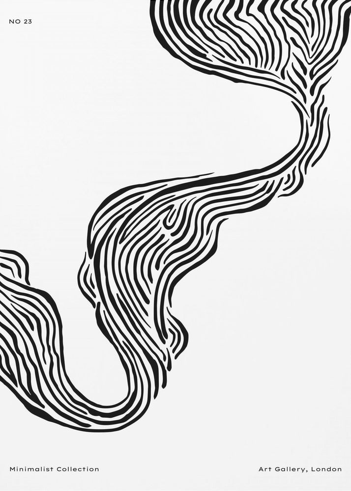 Flowing Lines | Canvas