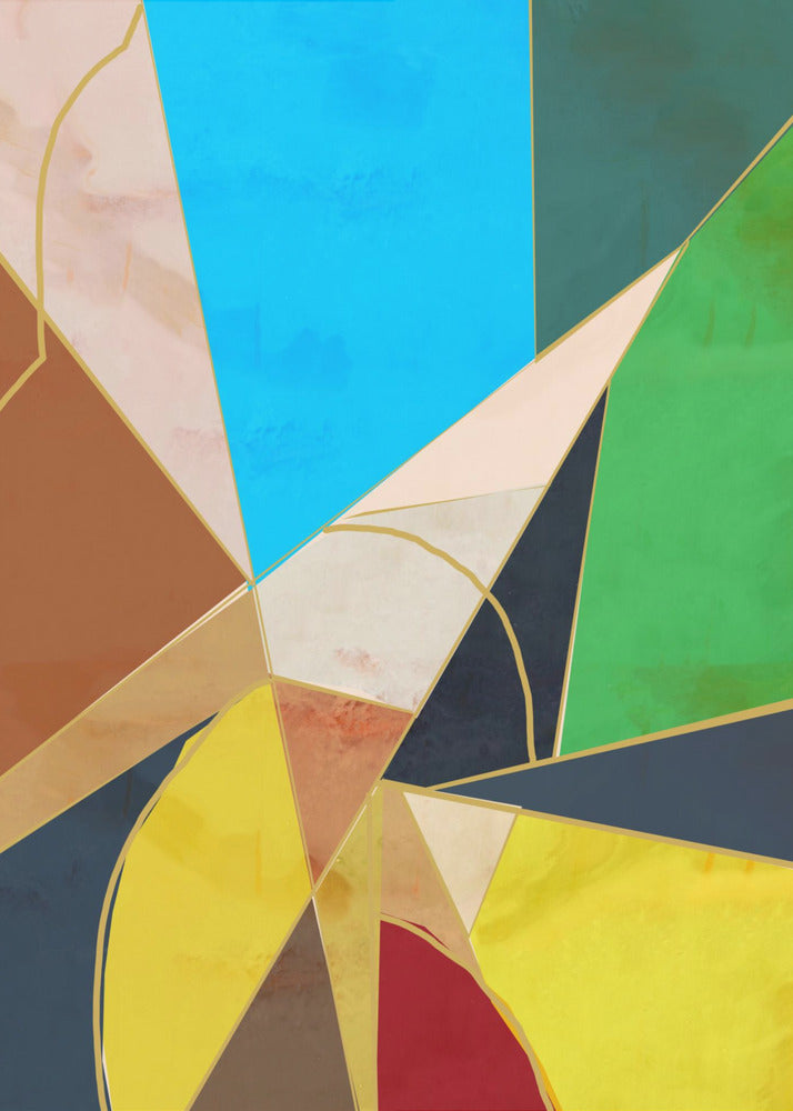 Colorful Geometric Shapes | Canvas