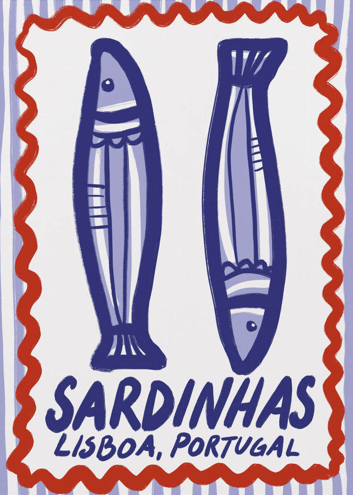 Lisbon Sardines Delight | Poster