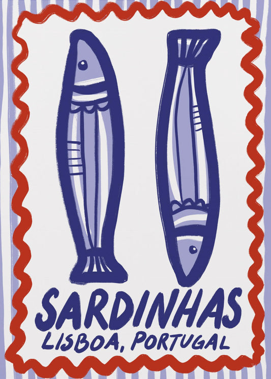 Lisbon Sardines Delight | Poster