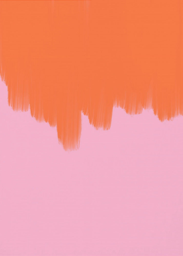 Orange Over Blossom | Canvas