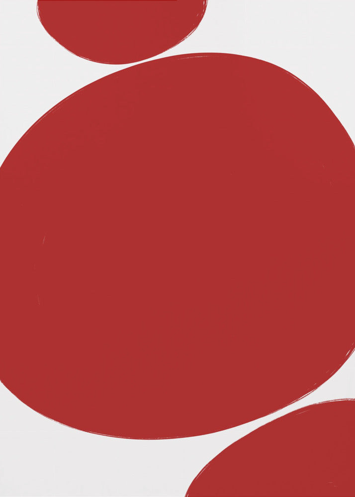Bold Red Circles | Canvas
