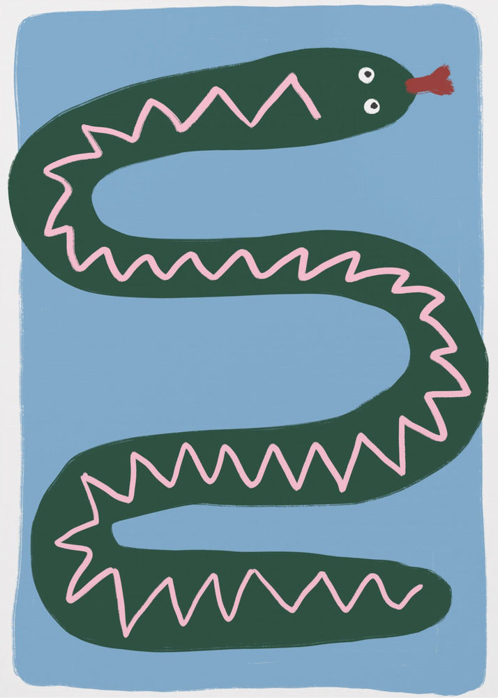 Wiggly Serpent Tale | Canvas