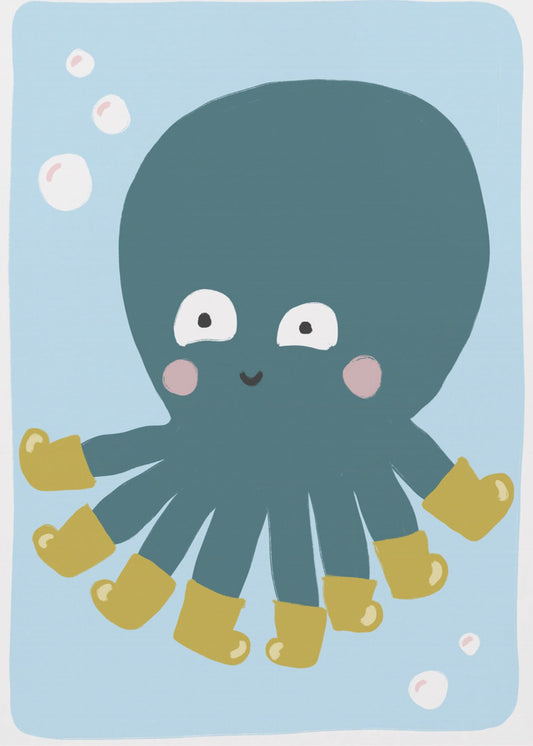 Booted Octopus Fun | Canvas