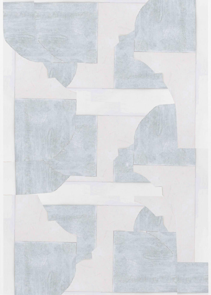 Geometric White Shapes | Canvas