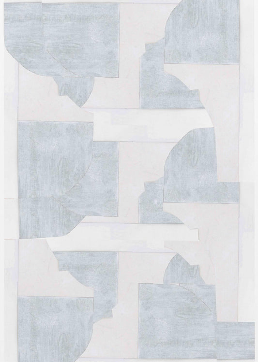 Geometric White Shapes | Canvas