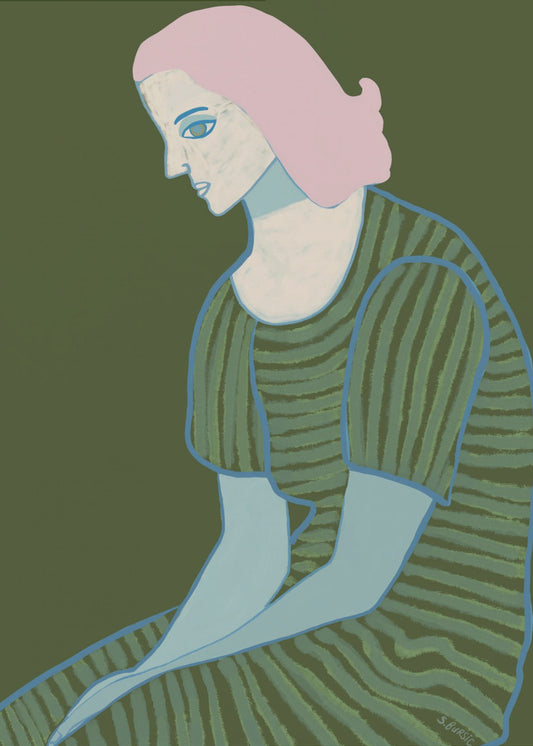 Lady sitting | Canvas