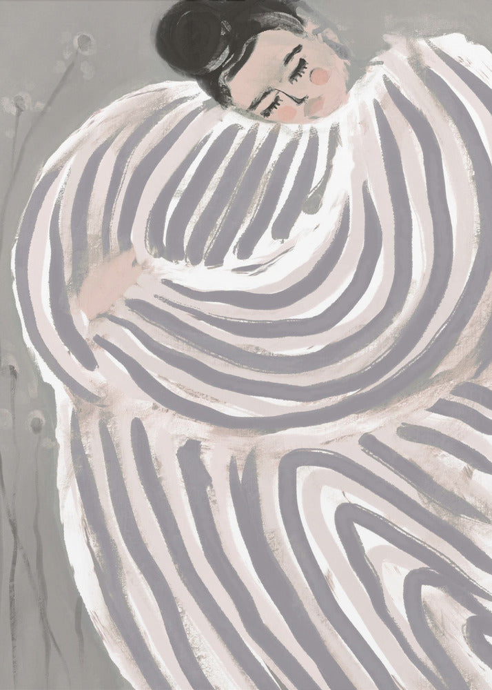 Striped Serenity | Canvas