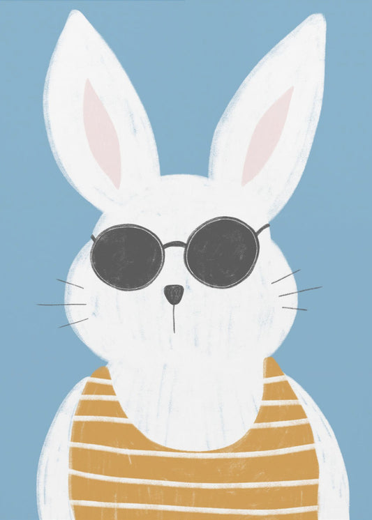 Summer bunny vintage | Poster