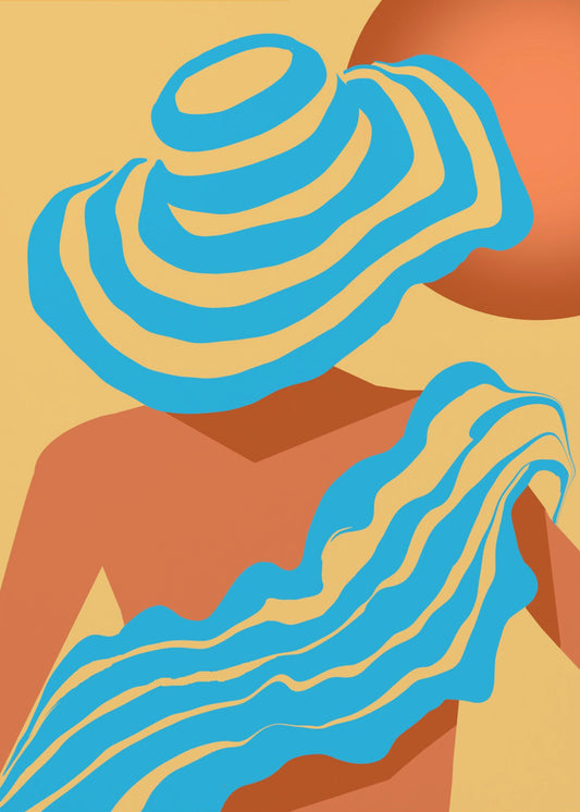 Sunlit Wavesstripe | Poster