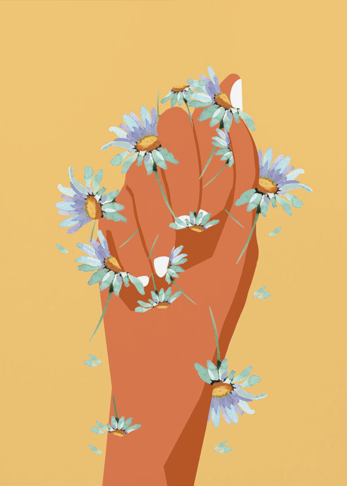 Flower Fist | Canvas